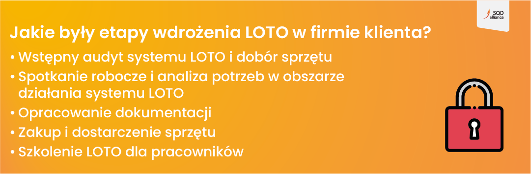 SQDA wdrożenie systemu LOTO w organizacji